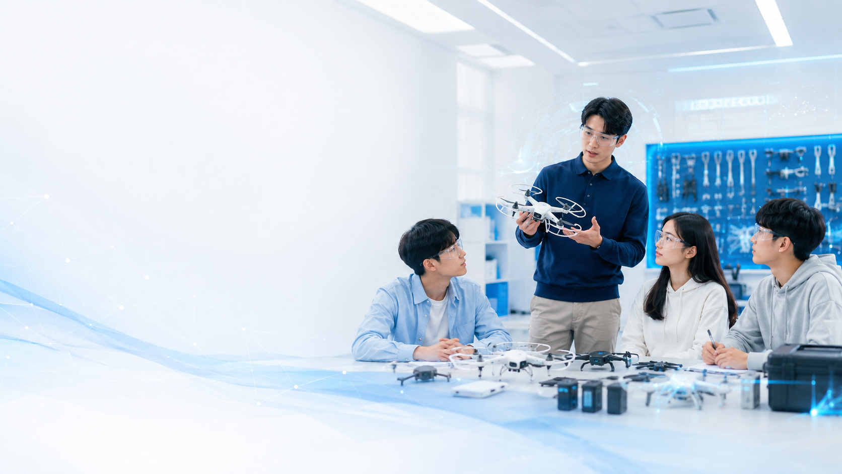 AI 스마트시티 드론·로봇 융합반 상단 이미지